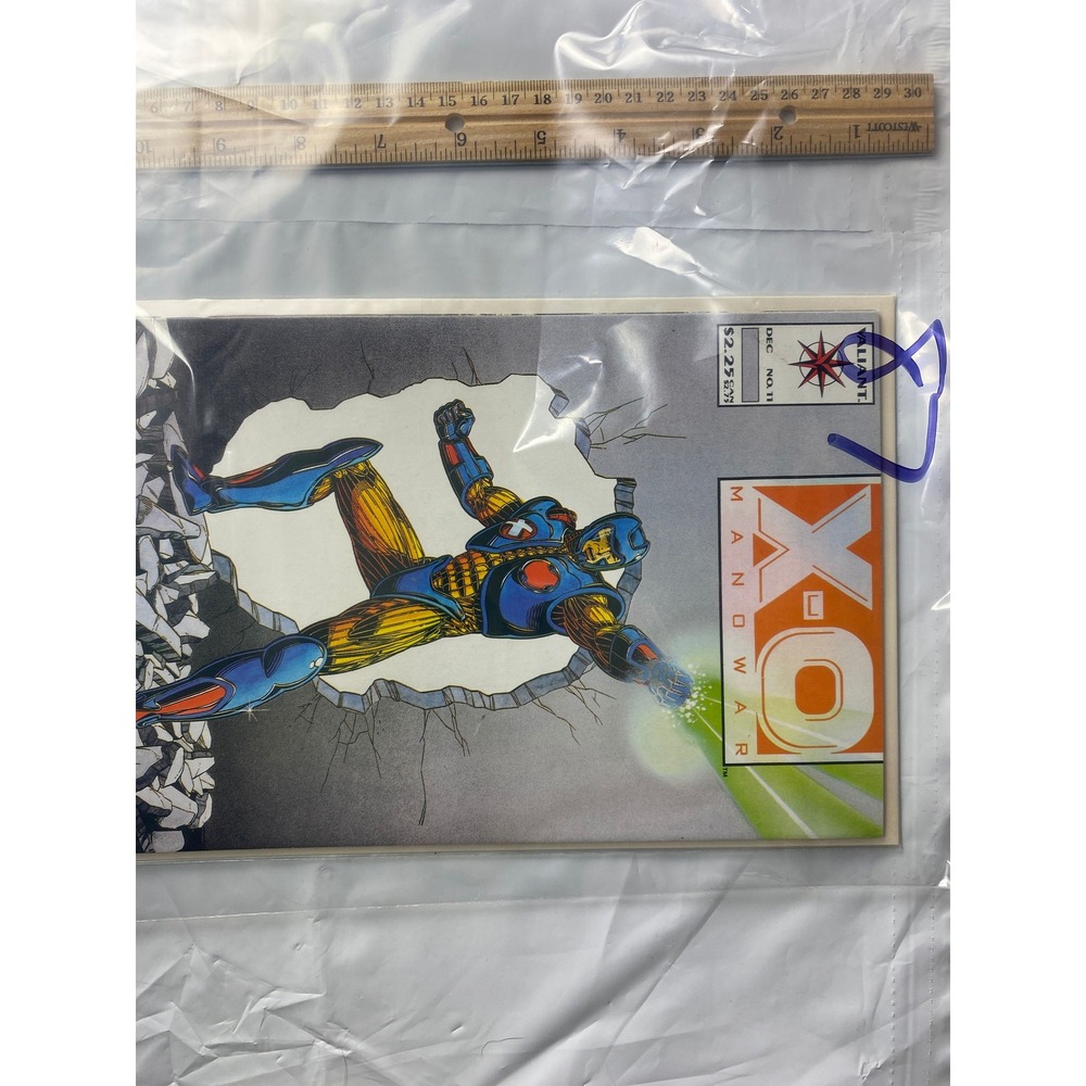 X‎ O Manowar Comic Book December 1991 Issue 11 Valiant Comics